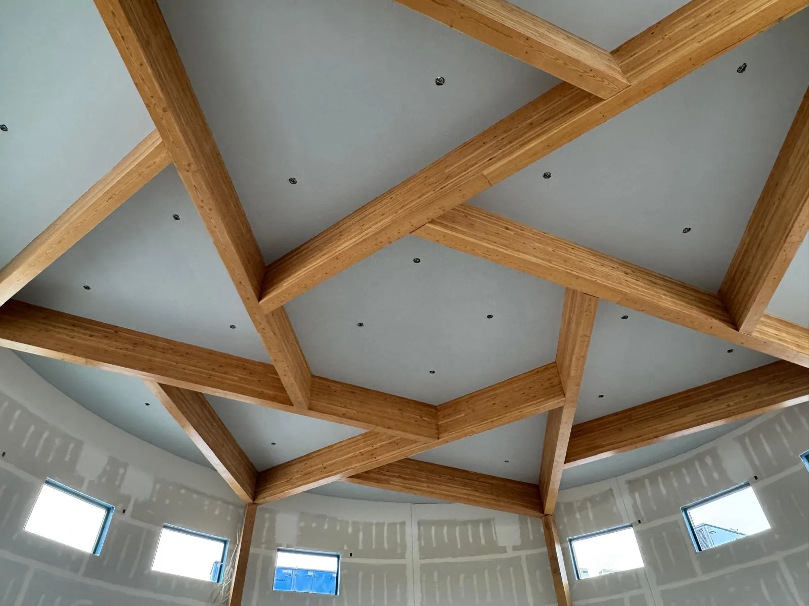 Coffered ceiling