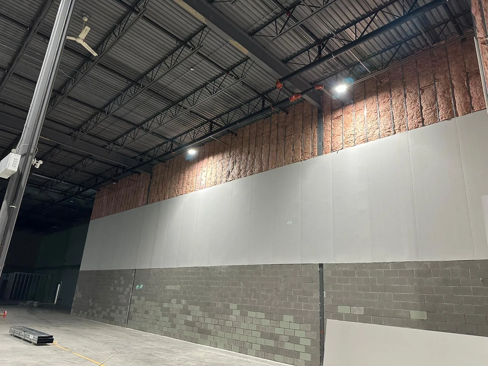 Warehouse demising wall